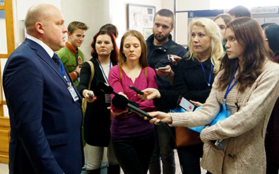 Интервью О.В. Волоха омскому телевидению