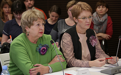 Директор института инновационного и инклюзивного образования, зав. кафедрой педагогики, член Общественной палаты Омской области, член-корреспондент РАО, доктор педагогических наук, профессор Надежда Викторовна Чекалёва